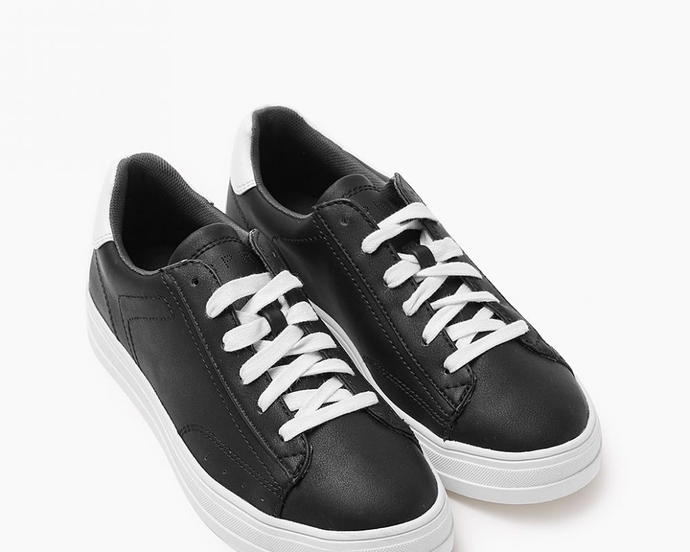 sneakers similicuir esprit